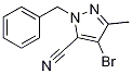 1-Benzyl-4-bromo-3-methyl-1h-pyrazole-5-carbonitrile Structure,1352925-64-4Structure