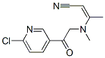 3-[[6-Chloro-3-pyridinoyl methyl]methylamino]-2-butenenitrile Structure,135411-13-1Structure