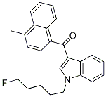 (1-(5-Fluoropentyl)-1h-indol-3-yl)(4-methylnaphthalen-1-yl)methanone Structure,1354631-24-5Structure