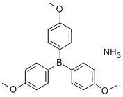 Tris(4-methoxyphenyl)borane ammonia complex Structure,13549-38-7Structure