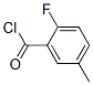 2-Fluoro-5-methylbenzoyl chloride Structure,135564-61-3Structure