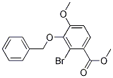 2-Bromo-3-benzyloxy-4-methoxybenzoic acid methyl ester Structure,135586-19-5Structure