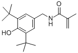 2,6-Di-t-butyl-4-(methacryloylaminomethyl) phenol Structure,13560-54-8Structure