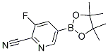 3-Fluoro-5-(4,4,5,5-tetramethyl-1,3,2-dioxaborolan-2-yl)-2-pyridinecarbonitrile Structure,1356066-65-3Structure