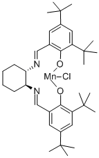 (1S,2S)-(+)-〔1,2-Cyclohexanediamino-N,N′-bis(3,5-di-t-butylsalicylidene)〕manganese(Ⅲ) Chloride Structure,135620-04-1Structure