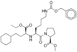 N-benzyloxycarbonyl lisinopril cyclohexyl analogue ethyl methyl diester Structure,1356930-73-8Structure