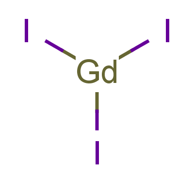 Gadolinium(iii) iodide Structure,13572-98-0Structure