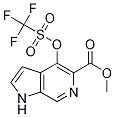 Methyl 4-(trifluoromethylsulfonyloxy)-1h-pyrrolo[2,3-c]pyridine-5-carboxylate Structure,1359705-35-3Structure