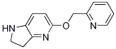 5-(Pyridin-2-ylmethoxy)-2,3-dihydro-1h-pyrrolo[3,2-b]pyridine Structure,1359706-39-0Structure