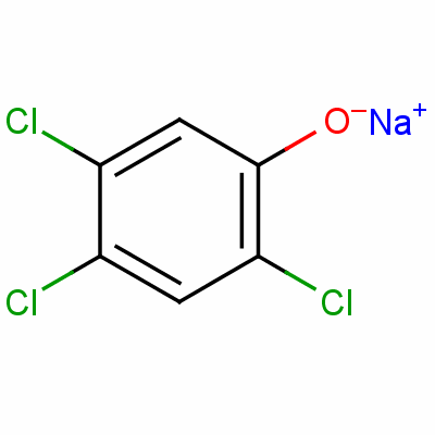 2,4,5-Trichlorophenol sodium salt Structure,136-32-3Structure