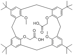 O(1),O(3)-Bis(carboxymethyl)-O(2),O(4)-dimethyl-p-t-butylcalix[4]arene Structure,136157-98-7Structure