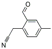 Benzeneacetonitrile, 2-formyl-4-methyl-(9ci) Structure,136263-00-8Structure