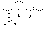 Ethyl-2-t-butoxy-2-carboxylamino-3-nitrobenzoate Structure,136285-65-9Structure