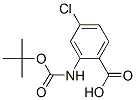 2-tert-Butoxycarbonylamino-4-chlorobenzoic acid Structure,136290-47-6Structure