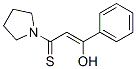 Pyrrolidine, 1-(3-hydroxy-3-phenyl-1-thioxo-2-propenyl)- (9ci) Structure,13636-72-1Structure