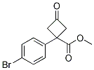 Methyl 1-(4-bromophenyl)-3-oxocyclobutanecarboxylate Structure,1364663-42-2Structure