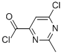 6-Chloro-2-methyl-4-pyrimidinecarbonyl chloride Structure,136518-02-0Structure