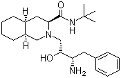 (3S,4a,8aS)-2-[(2R,3S)-3-Amino-2-hydroxy-4-phenylbutyl]-N-tert-butyldecahydroisoquinolin-3-carboxamide Structure,136522-17-3Structure