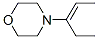 Morpholine, 4-(1-ethyl-1-propenyl)-(9ci) Structure,13654-48-3Structure