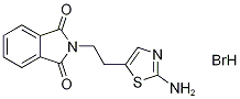 2-(2-(2-Aminothiazol-5-yl)ethyl)isoindoline-1,3-dione hydrobromide Structure,136604-50-7Structure