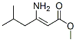 2-Hexenoic acid, 3-amino-5-methyl-, methyl ester Structure,136744-81-5Structure