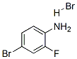 4-Bromo-2-fluoroaniline hydrobromide Structure,136790-70-0Structure