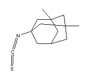 Tricyclo[3.3.1.13,7]decane, 1-isothiocyanato-3,5-dimethyl-(9ci) Structure,136860-49-6Structure