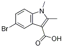 5-Bromo-1,2-dimethyl-1h-indole-3-carboxylic acid Structure,1368607-15-1Structure