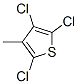 3-Methyl-2,4,5-trichlorothiophene Structure,136877-24-2Structure