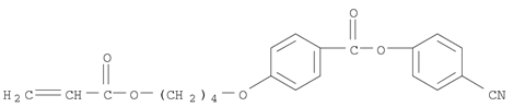 Benzoic acid, 4-[4-[(1-oxo-2-propen-1-yl)oxy]butoxy]-, 4-cyanophenyl ester Structure,136902-63-1Structure