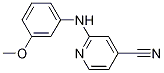 2-(3-Methoxyphenylamino)isonicotinonitrile Structure,137225-08-2Structure