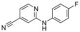 2-(4-Fluorophenylamino)isonicotinonitrile Structure,137225-11-7Structure