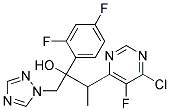 (trans)-6-Chloro-alpha-(2,4-difluorophenyl)-5-fluoro-beta-methyl-alpha-(1H-1,2,4-triazol-1-ylmethyl)-4-pyrimidineethanol Structure,137234-75-4Structure