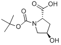 Boc-L-Hydroxyproline Structure,13726-69-7Structure