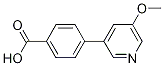 4-(5-Methoxypyridin-3-yl)benzoicacid Structure,1373232-70-2Structure