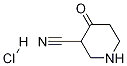 4-Oxopiperidine-3-carbonitrile hydrochloride Structure,1373253-28-1Structure