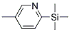 Pyridine, 5-methyl-2-(trimethylsilyl)-(9ci) Structure,13737-09-2Structure
