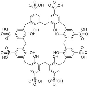 4-Sulfocalix[8]arene Structure,137407-62-6Structure