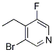 3-Bromo-4-ethyl-5-fluoropyridine Structure,1374655-69-2Structure