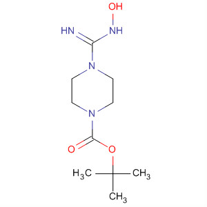 4-[(Hydroxyamino)iminomethyl]-1-piperazinecarboxylic acid 1,1-dimethylethyl ester Structure,137499-44-6Structure