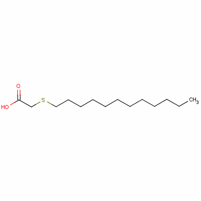 Acetic acid,2-(dodecylthio)- Structure,13753-71-4Structure