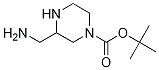 Tert-butyl3-(aminomethyl)piperazine-1-carboxylate Structure,1376099-80-7Structure