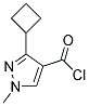 1H-pyrazole-4-carbonyl chloride, 3-cyclobutyl-1-methyl-(9ci) Structure,137614-14-3Structure