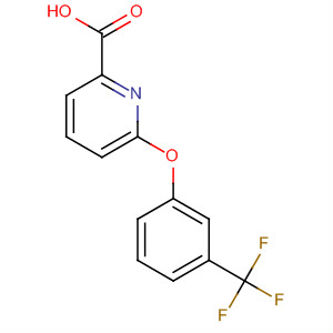 6-[3-(Trifluoromethyl)phenoxy]-2-pyridinecarboxylic acid Structure,137640-84-7Structure