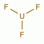 Uranium trifluoride Structure,13775-06-9Structure