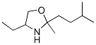 4-Ethyl-2-methyl-2-(3-methylbutyl)oxazolidine Structure,137796-06-6Structure