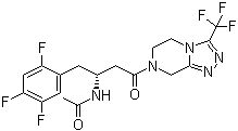 7-[(3R)-3-[(n-acetyl)amino]-1-oxo-4-(2,4,5-trifluorophenyl)butyl]-5,6,7,8-tetrahydro-3-(trifluoromethyl)-1,2,4-triazolo[4,3-a]pyrazine Structure,1379666-94-0Structure