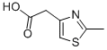 (2-Methyl-thiazol-4-yl)-acetic acid Structure,13797-62-1Structure