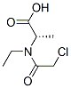 Alanine, n-(chloroacetyl)-n-ethyl-(9ci) Structure,138062-75-6Structure