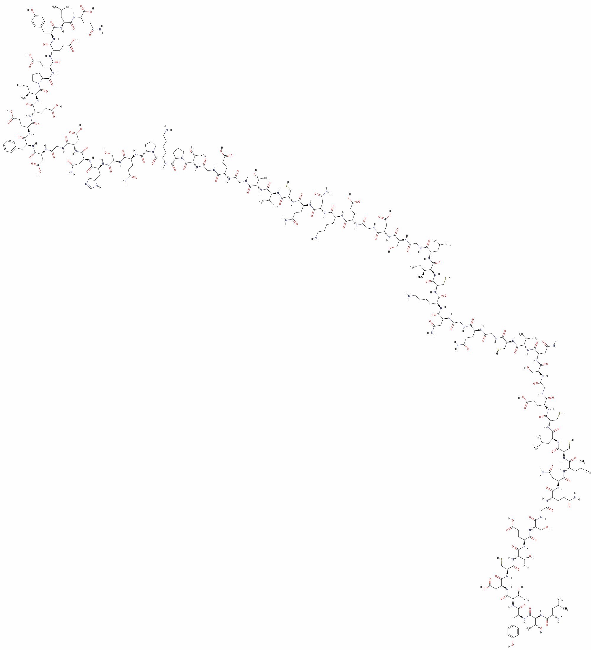 Lepirudin Structure,138068-37-8Structure